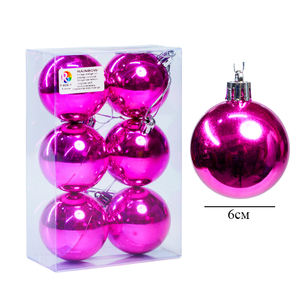 ลูกบอลพลาสติกประดับต้นคริสต์มาส6cm - Product Image 2