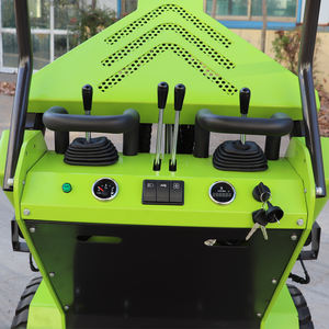 รถตักล้อยางขนาดเล็ก 4x4 ประสิทธิภาพสูงจากโรงงานจีน ระบบควบคุม PLC เครื่องยนต์เบนซิน พร้อมมอเตอร์ปั๊ม  ความจุบุ้งกี๋ 0.2 ลูกบาศก์เมตร 1 ตัน - Product Image 3