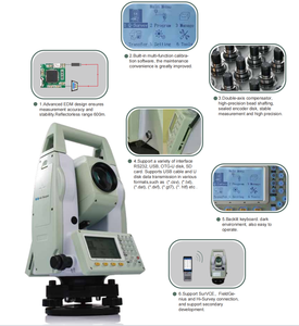 Oi Alvo <span class=keywords><strong>China</strong></span> Fez 600m Estação Total Reflectorless Oi-alvo HTS-420R Instrumento De Pesquisa De Teste Óptico - Product Image 3