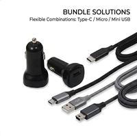 Cargador de Coche USB Universal Compacto, Salida de 5 V 2,5 A, Cargador de Coche de un Solo Puerto para Camión, Autobús, 12 V, 24 V, Cargador de Coche para Teléfono Móvil