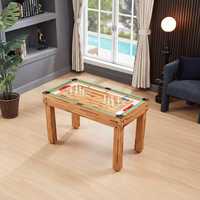 En stock, table de jeu combinée 10 en 1, table de billard, table de hockey sur air, table de baby-foot et table de bowling pour enfants
