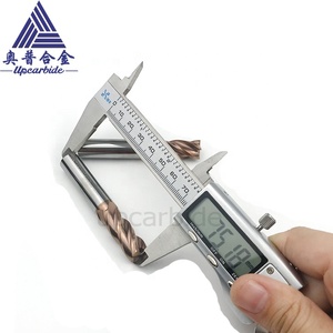 45/50/55/60HRC 4F-12-25-75mm <strong>Tungsten</strong> Carbide Solid <strong>End</strong> <strong>Mill</strong> with 4 Flutes OEM Customizable - Product Image 2