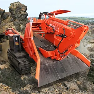 Machine à creuser les scories sur chenilles ZWY-80, machines à mousser les mines souterrains, machines à mousser hydraulique