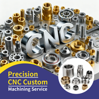 Mecanizado CNC de Precisión de Piezas de Latón/Cobre y Acero Inoxidable, Fabricación de Piezas Metálicas de Repuesto con Servicios Personalizados