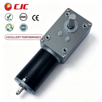 FT58-31ZY 12~24V Motor Listrik DC Brushed dengan Gearbox Worm untuk Rumah Pintar/Fasilitas Otomatis