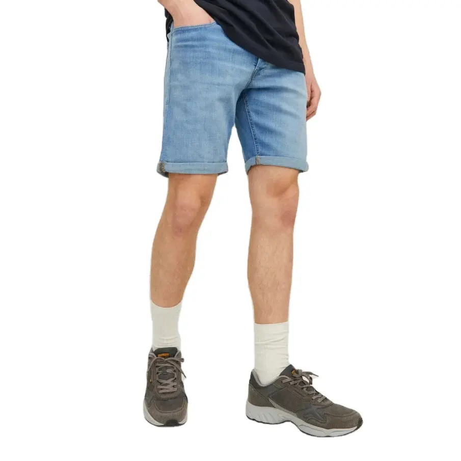 Verão Novos Homens Moda Stretch casual Short Jeans Denim Shorts Azul Preto Denim Desgaste dos homens shorts Feito em Bangladesh