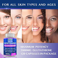 Capsules molles de L-Glutathion 5000mg Halal 2026 ENERGY Brand à l'Arbousier pour l'éclaircissement de la peau, anti-âge et antioxydant pour adultes