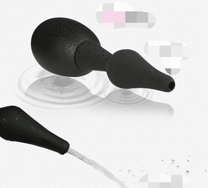 Venta al por mayor de Enema vaginal y anal, limpiador de bombilla de bola de silicona, Kit de limpiador anal, Enema reutilizable, ducha rectal para hombres homosexuales - Product Image 5