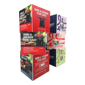 Tùy chỉnh fanghua thiết kế Stackable khối khối hộp giấy có thể gập lại quảng cáo Pop Up tông Cube hiển thị - Product Image 2