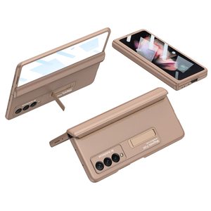 En stock coque de téléphone à <span class=keywords><strong>charnière</strong></span> pour Samsung Galaxy Z Fold 4 5 6 coque avec support housse de téléphone pour galaxy fold 3 avec protection d'écran - Product Image 6