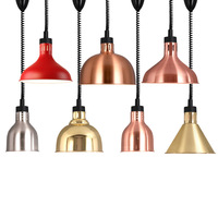Lampe chauffante XIDA pour la restauration, les buffets, les supermarchés - 5 heures de chauffe, énergie efficace, classe énergétique, plusieurs pays