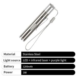 ไฟฉายเลเซอร์อินฟราเรดแบบชาร์จไฟผ่าน USB สีแดง 3-in-1 รุ่นใหม่ ปี 2026 - Product Image 2
