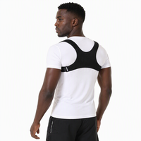 Correcteur de posture ultra léger et réglable avec tissu respirant, discret sous les vêtements, pour une meilleure posture du haut du dos