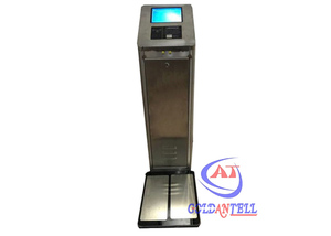 Interfaz de Internet rfid lector de tarjetas opcional 8 pulgadas de pantalla de seguridad eléctricas ESD checker puerta control de acceso terminal con informe - Product Image 5