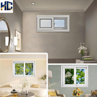 Ventana Corredera de PVC, Insonorizada, Resistente al Viento, con Vidrio de Impacto para Huracanes, Diseño Moderno, para Exteriores, Baños y Cocinas, Color Personalizable