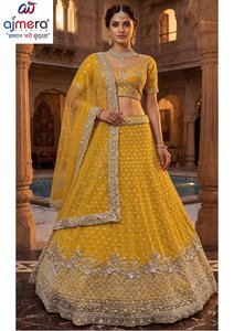 Lehenga de mariée moderne haut de gamme pour femme, tenue traditionnelle indienne pour mariage et fête, élégant, brodé, réversible, séchage rapide, toutes saisons - Product Image 4