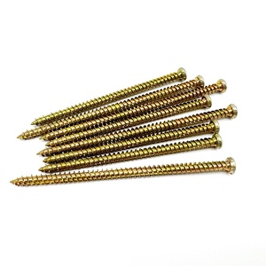 Vis à béton à tête Torx en acier au carbone zingué jaune, à filetage en V dentelé, pour ossature - Product Image 6