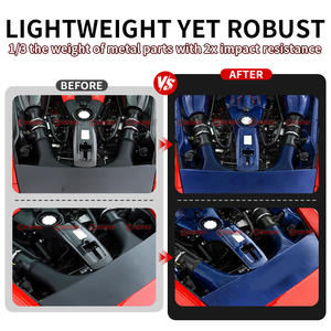 Blue Color Dry Carbon Fiber OEM Style Engine Airbox for Ferrari 488 Car Air Intake Box Vehicle Modification - Product Image 3