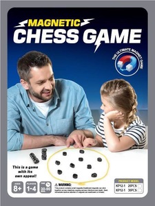 Juego de <span class=keywords><strong>Ajedrez</strong></span> Magnético con Cuerda Ajustable Mejorada y Piedras Magnéticas Grandes y Duraderas, Juego de Mesa Educativo - Product Image 3