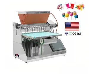 LOM mini machine automatique de fabrication de bonbons ourson petit remplissage machine à gommer pectine barre de chocolat