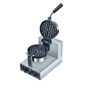 Gaufrier commercial multifonction robuste avec plaques interchangeables personnalisables, rotation numérique, puissance 1300W, minuterie d'arrêt automatique - Product Image 3