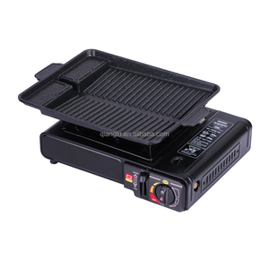 Draagbare gasfornuis met BBQ-<span class=keywords><strong>set</strong></span>, campinggasfornuis met accessoires, gasbrander voor buitengebruik - Product Image 5
