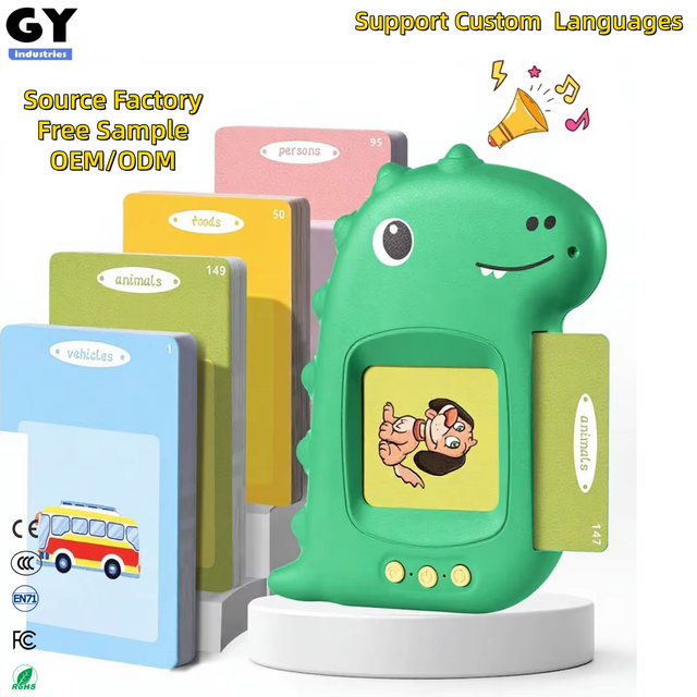 GY Talking Flash Cards Learning Cards for Kids 2-6 Years Old Toddler Preschool Sensory Educational Montessori Toy 224 Words