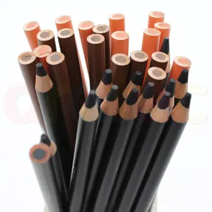 Artist supplier 7 inches wooden charcoal pencil set sketch pencil color lead custom logo printed drawing set