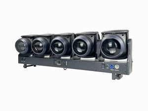 Barre d'éclairage de scène mobile RGBW 4-en-1 TB5 5x120W avec effets faisceau, wash et stroboscope rotatifs, et source lumineuse LED TB5 - Product Image 5