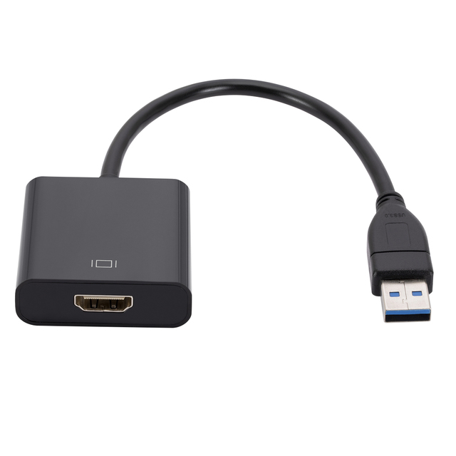Cheap High Quality Male to Female USB 3.0 to HDMI Converter Adapter Cable for HDTV 1080P