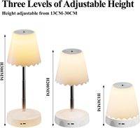 Lampe de bureau LED de style moderne, écologique, protection des yeux, tactile, à intensité variable, chargement USB, télécommande, batterie, CRI élevé 90, simple