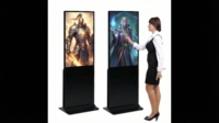 Pantalla Publicitaria Digital de Pie Personalizada OEM, Bajo Consumo de Energía, Cuerpo Ultrafino, Señalización LCD, Pedido al por Mayor para Proyectos