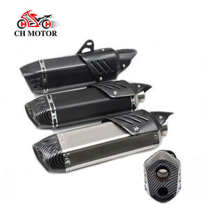 CHMotor 51mm Silencieux d'échappement universel pour moto, échappement Moto <span class=keywords><strong>DB</strong></span> <span class=keywords><strong>Killer</strong></span> pour Honda PCX125 NMAX155 FZ1N <span class=keywords><strong>Z900</strong></span> S1000RR CBR500R R6 - Product Image 1
