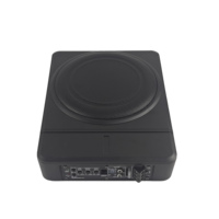 Subwoofer 10 pouces pour voiture, audio actif, fin, sous le siège, 12V, amplificateur intégré, installation facile, fabricant OEM, prix d'usine
