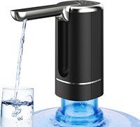 Distributeur d'eau portable 5 gallons à chargement USB, design moderne pliable, pompe automatique pour bidon d'eau bouillante, pompe à bidon stable