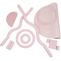 Kit de yoga tout-en-un avec logo personnalisé : Tapis de yoga, équipement de Pilates, haltères en silicone, bande de résistance, bloc de yoga, mini-ballon, anneau de Pilates
