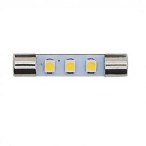 หลอดไฟ LED สีแดง AC 8V ใช้แทนหลอดไส้ 250mA เหมาะสำหรับเครื่องรับเสียงสเตอริโอวินเทจหลายรุ่น ไฟส่องป้ายทะเบียน - Product Image 2