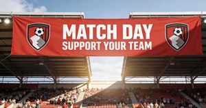 Bulk Wholesale Custom Soccer Stadium Waterproof UV Resistant Portable Eco-Friendly Lightweight Vinyl <b>Banner</b> Printing Match Day - Product Image 3