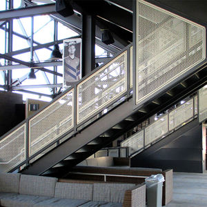 Rouleau de façade de clôture de cloison de séparation en maille métallique perforée en aluminium métallique personnalisé - Product Image 3