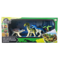 Vente chaude dinosaure modèle jouet simulation scène jouet ensemble semblant jouer jeu pour les enfants
