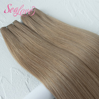 Nouveauté 2026 Prêt à expédier Extensions de cheveux à double trame, double tirage, fabriquées à la machine, 100% Cheveux humains vierges bruts, Couleur claire, Pointes pleines
