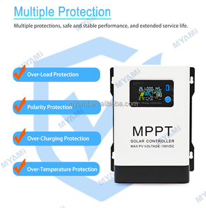 Myami 60A <span class=keywords><strong>MPPT</strong></span> năng lượng mặt trời CHARGE <span class=keywords><strong>CONTROLLER</strong></span> PV 150V Set-DOWN để 12V 24V 48V off-lưới năng lượng mặt trời hệ thống Lithium Battery charge Đối với trang chủ sử dụng - Product Image 2