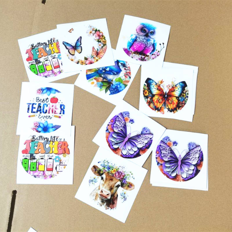 Lid Sticker 7cm/5cm Diameter Lid Sticker Custom Print Design Sticker Waterproof UV ...