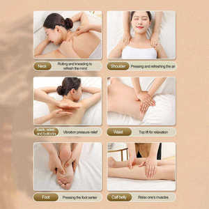Cojín de Masaje Inteligente OEM/ODM de 9 Modos para Cuello, Cintura, Espalda, Piernas y Vértebras Cervicales, con 3 Niveles de Compresión Caliente, Colchoneta de Masaje Eléctrico - Product Image 4