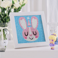 Kit de peinture diamant 5D pour enfants, accessoires de bricolage, simples et petite, perceuse complète, par nombres, broderie de strass, meilleur cadeau pour les petits