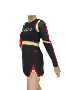 <span class=keywords><strong>Meito</strong></span> ชุดยูนิฟอร์มเชียร์ลีดเดอร์ของเด็กผู้หญิง, มาใหม่ชุดการแสดงชุดผ้าสแปนเด็กซ์/ โพลีเอสเตอร์พิมพ์ลายดิจิตอล - Product Image 3