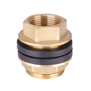 Conector de cobre para tanque de agua, accesorio de tubería interno y externo de 4, 8 y 1 pulgada para acuario, pecera, piscina, salida de drenaje - Product Image 1
