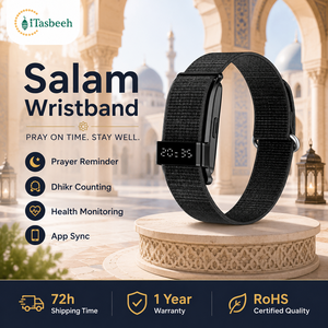 iTasbeeh Smart Bracelet Nylon Band OLED Display Heart Rate Sleep Monitor Activity Tracker Unisex Sports Style - Product Image 5