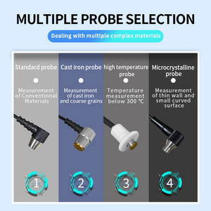 Misuratore di Spessore a Ultrasuoni DR85A ad Alta Precisione per Test sui Metalli con Ricarica Tipo C per Misurazioni su Acciaio e Vetro - Product Image 6