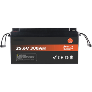 Paket Baterai Lifepo4 EU Stock Customized 24V 25.6V 12.8V 100Ah 200Ah 300Ah 400Ah dengan BMS, Baterai Lithium Ion Surya Siklus Dalam - Product Image 4